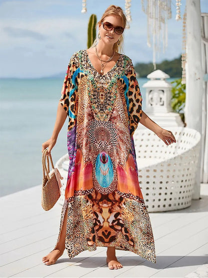 SoSoof - Boho maxi jurk met print