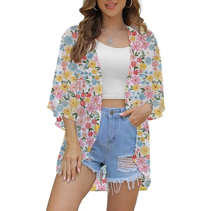 SandRoze - Kimono met print