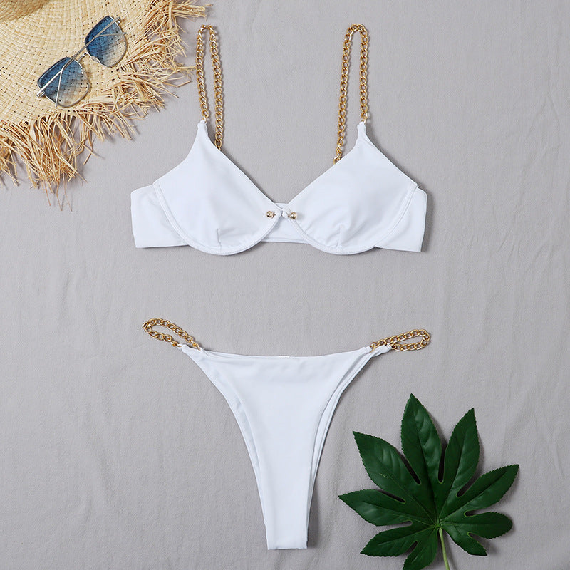 AquaLivv - Bikini met kettingdetail