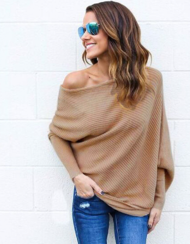 Ruth - Verleidelijke off-shoulder trui voor een trendy look