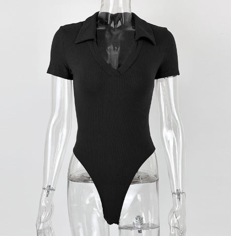 ByIsa - Bodysuit met kraag