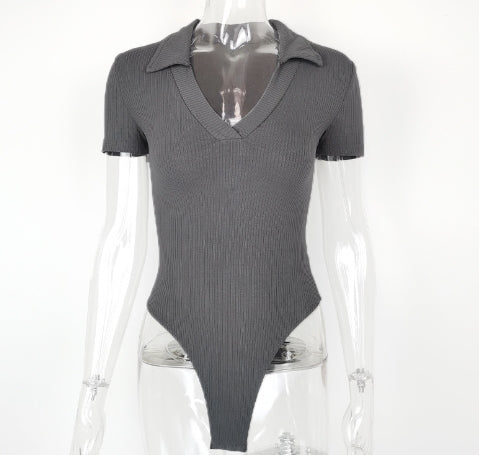 ByIsa - Bodysuit met kraag