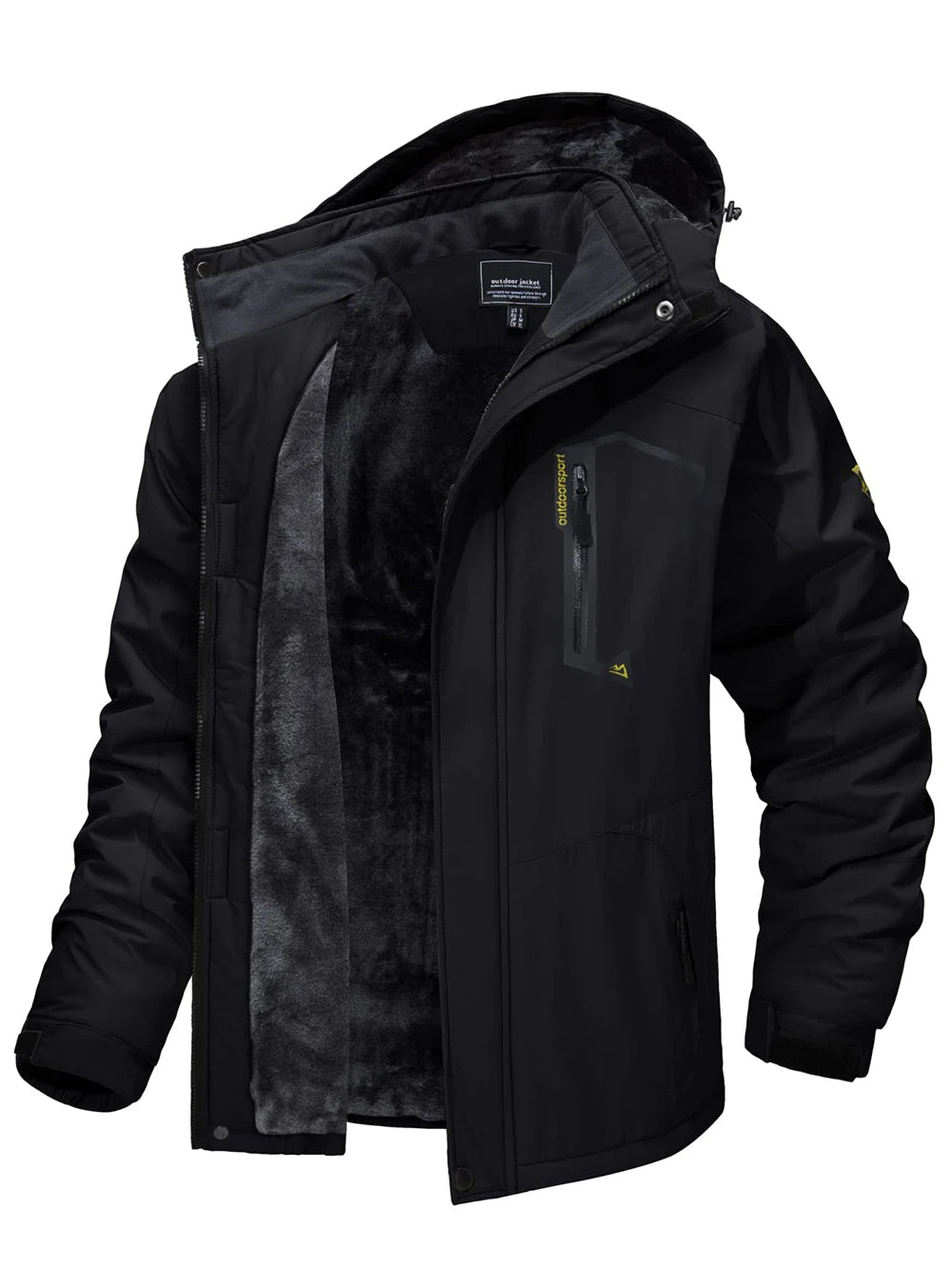 Mats Summit Parka - Fleece Gevoerde Jas met Capuchon