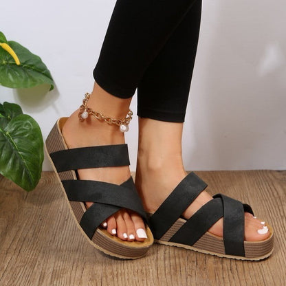 Saskia - Plateau sandalen