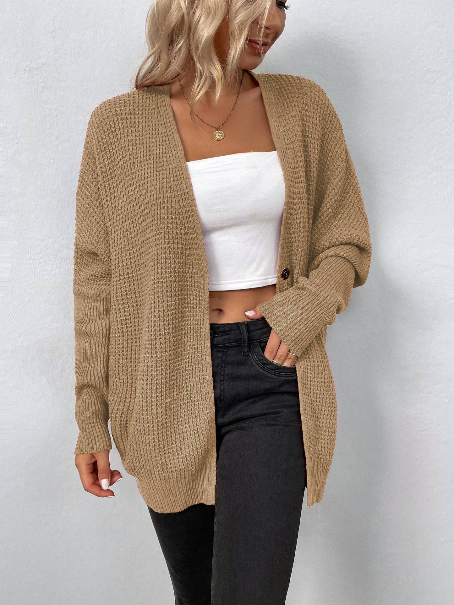 Nora - Winter gebreide cardigan