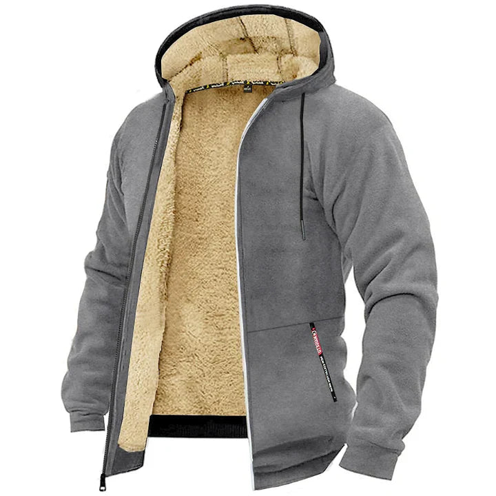 TOMMY - Zip up hoodie met fleece