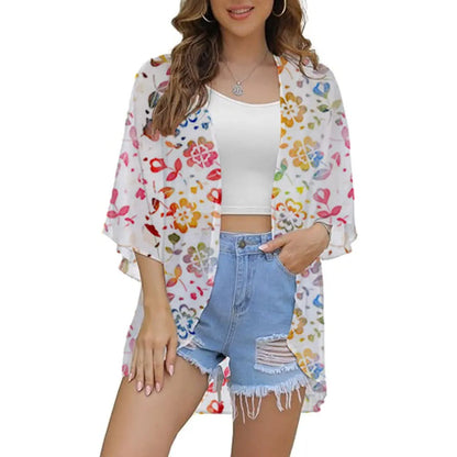 SandRoze - Kimono met print