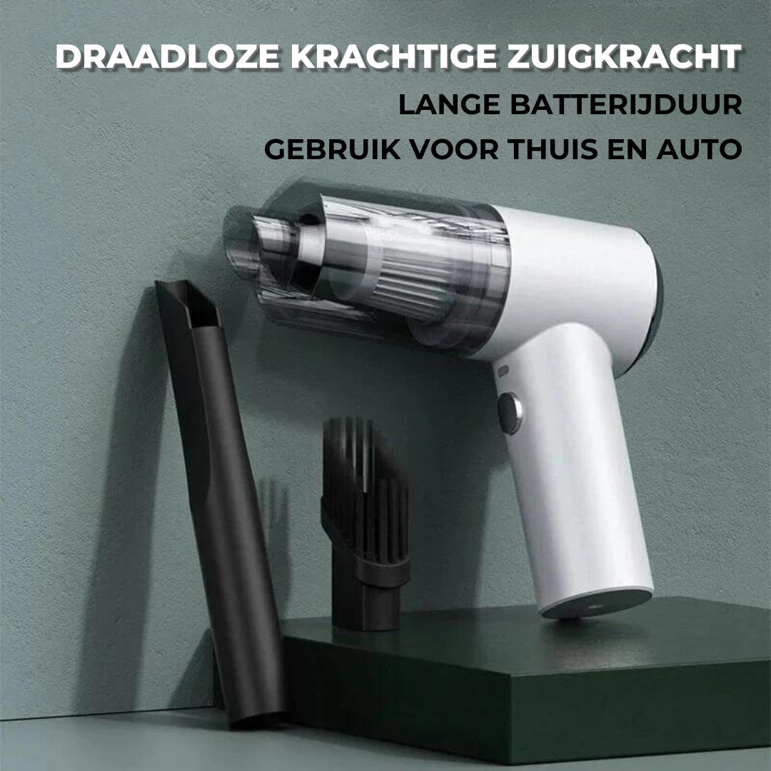 AutoCleaner | Superhandige Draadloze handstofzuiger voor auto's