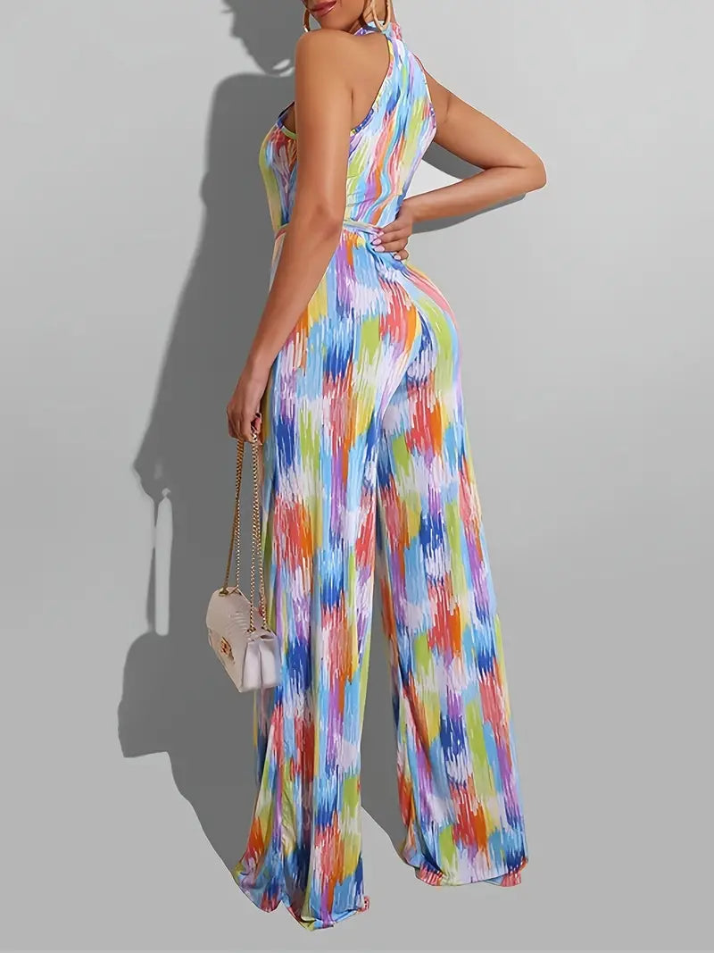 ByLinn - Jumpsuit met tie-dye print