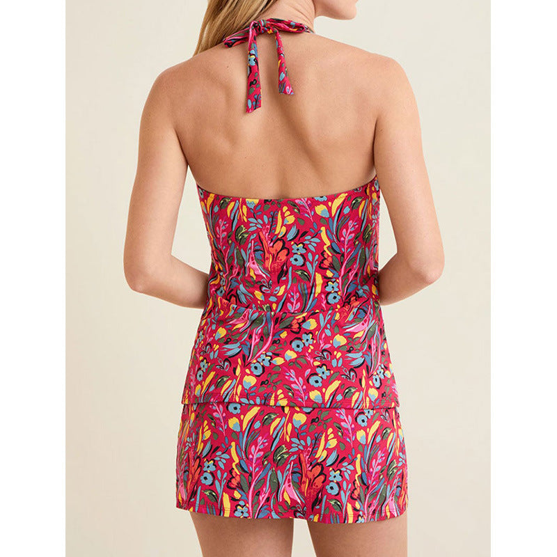 Nina - Tankini met bloemenpatroon