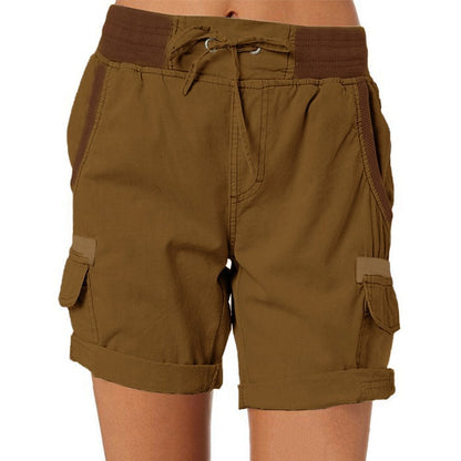 Losse damesshort met hoge taille