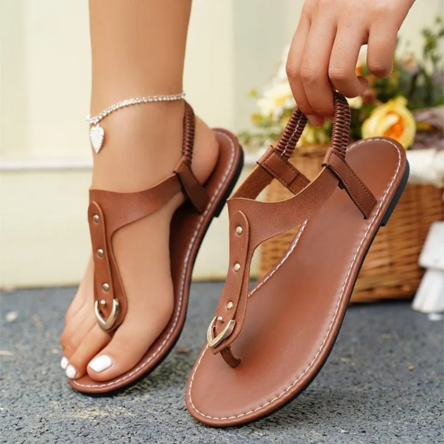 RuBella - Teensandalen met gespdetail