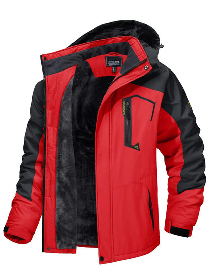 Mats Summit Parka - Fleece Gevoerde Jas met Capuchon