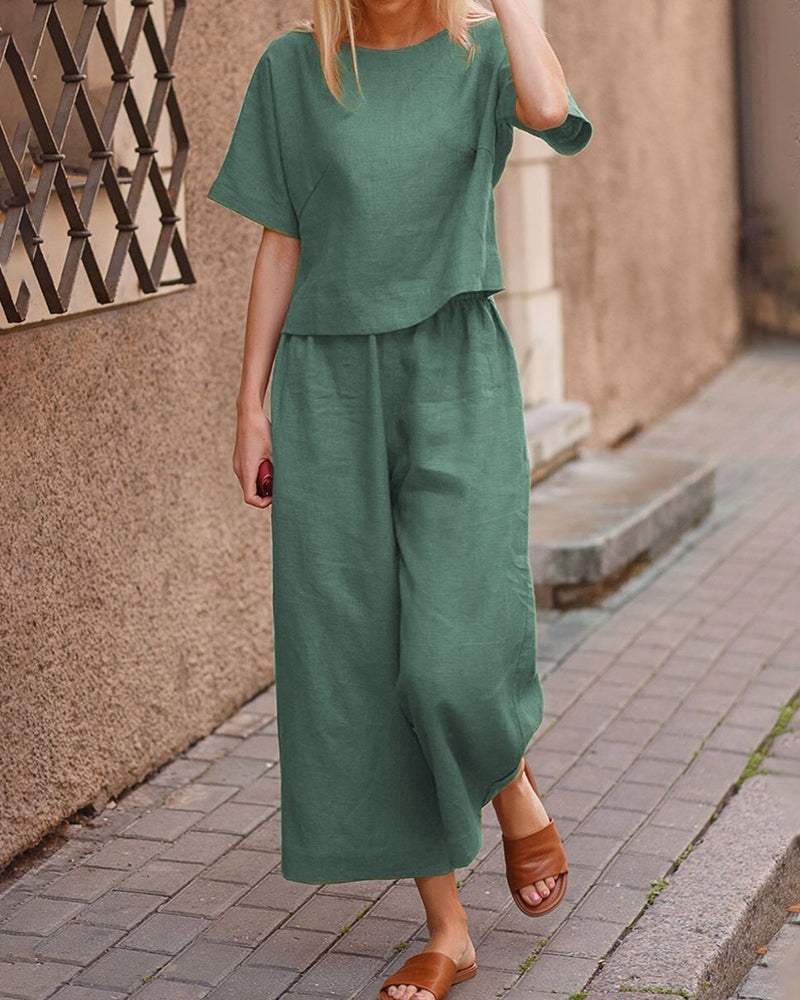 Liza - Casual Loose Fit tweedelige loungewear set