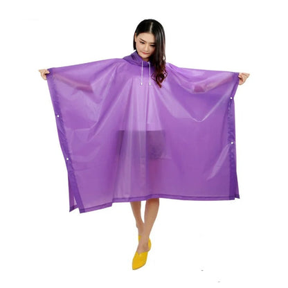 DryTac - Lichtgewicht regenjas poncho met capuchon