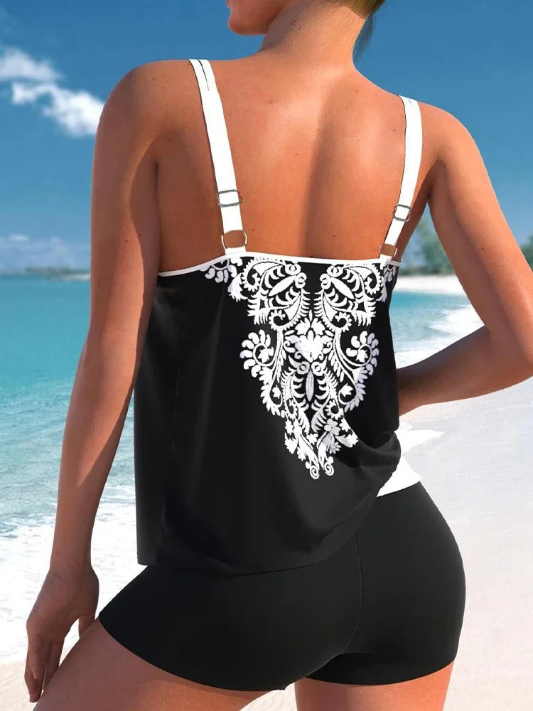 LolaBeach - Tankini met bloemenprint