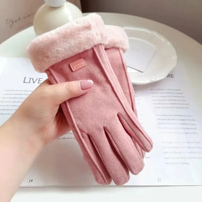 Elodie - Warme Suède Handschoenen voor Dames