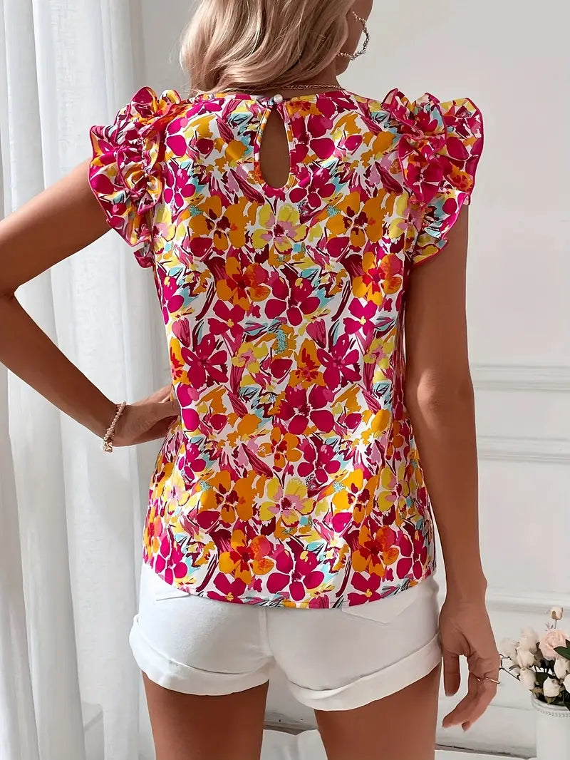 ByJules - Kleurrijke zomerse blouse