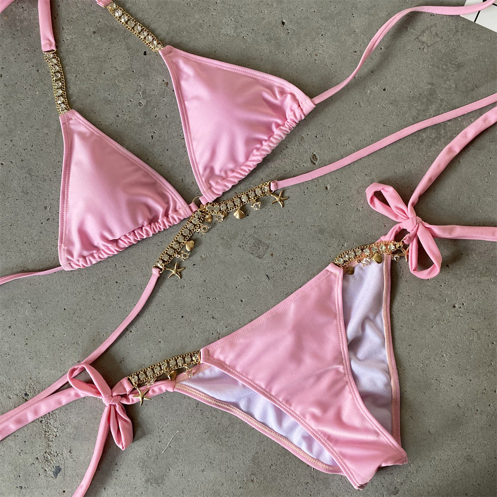 AquaLivv - Bikini met strand details