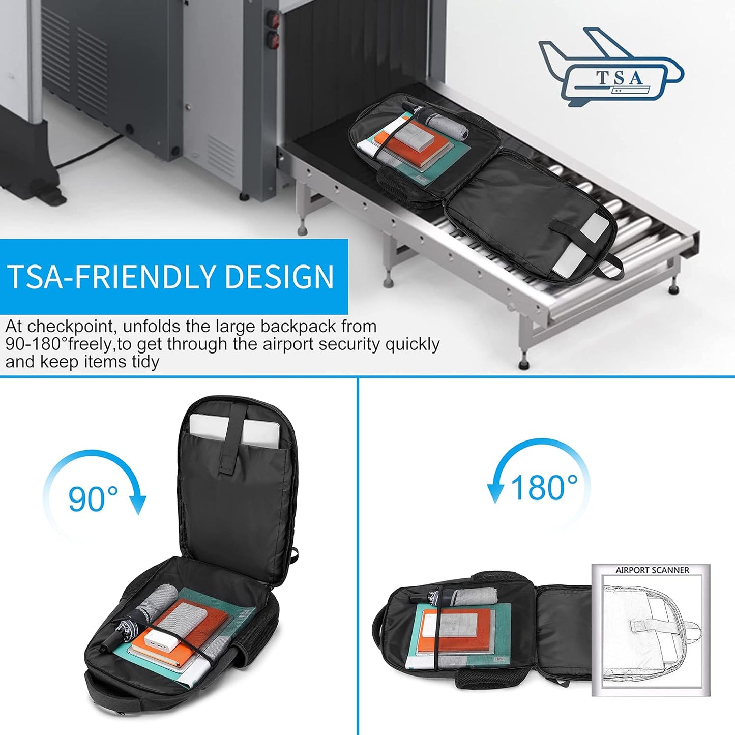 ByMax - Laptoprugzak met usb-poort