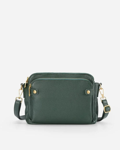 Leren crossbody schoudertas