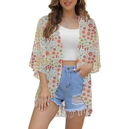 SandRoze - Kimono met print