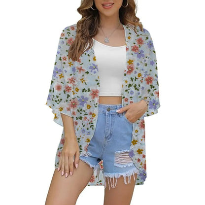 SandRoze - Kimono met print