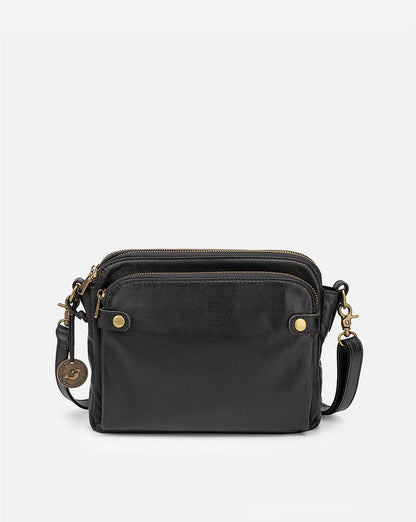 Leren crossbody schoudertas