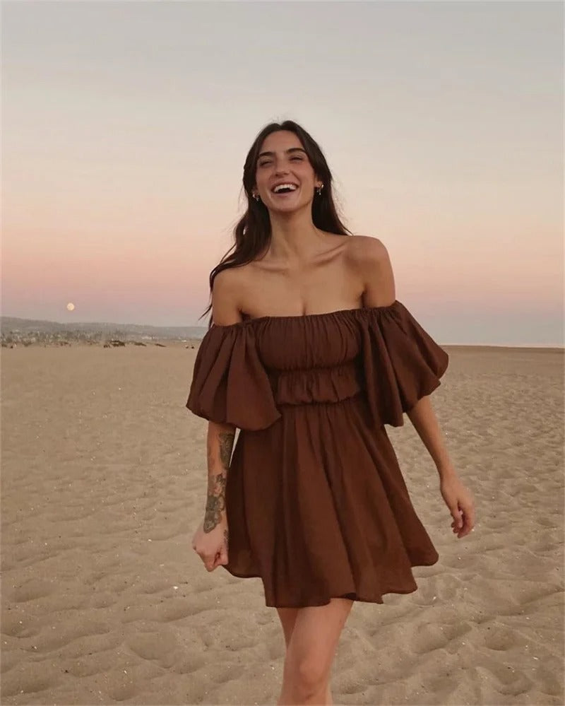 SoLuna - Off shoulder jurk