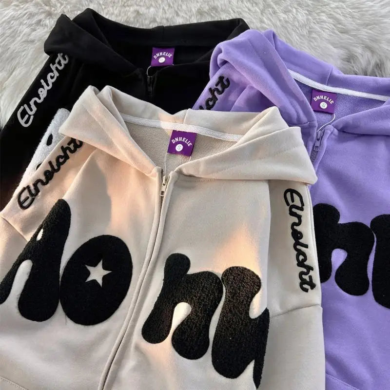 "AONH" sweatshirt met rits voor dames