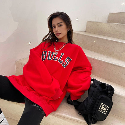 "BULLS" sweatshirt voor dames