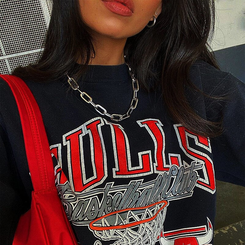 "BULLS" sweatshirt voor dames