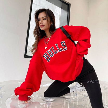 "BULLS" sweatshirt voor dames