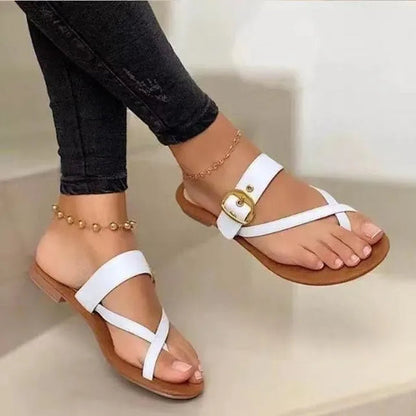 Bandeau en sandalen met bandjes