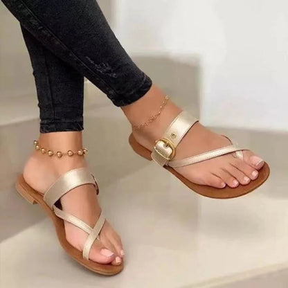 Bandeau en sandalen met bandjes