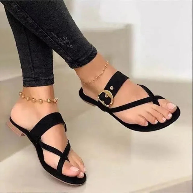 Bandeau en sandalen met bandjes