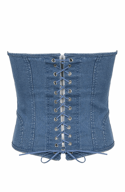 Blaze | Bustier denim korset