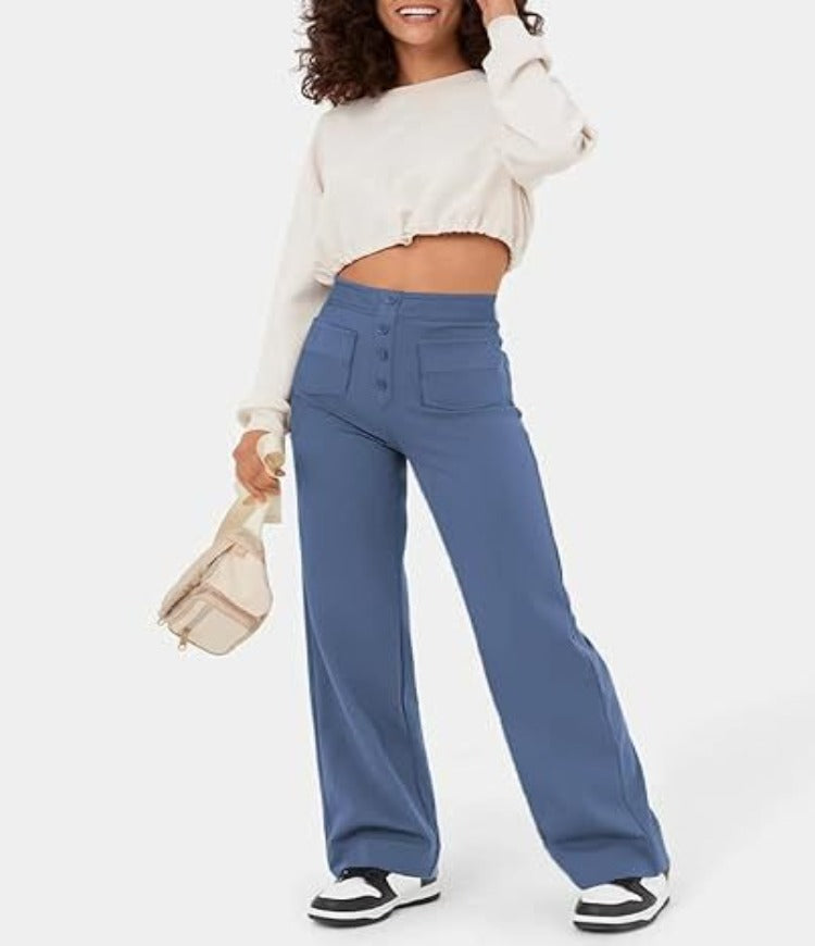 Blaze | Comfort Chic broek met hoge tailleband