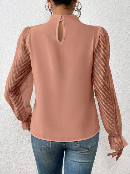 Blaze | Gebreide blouse met lange mouwen