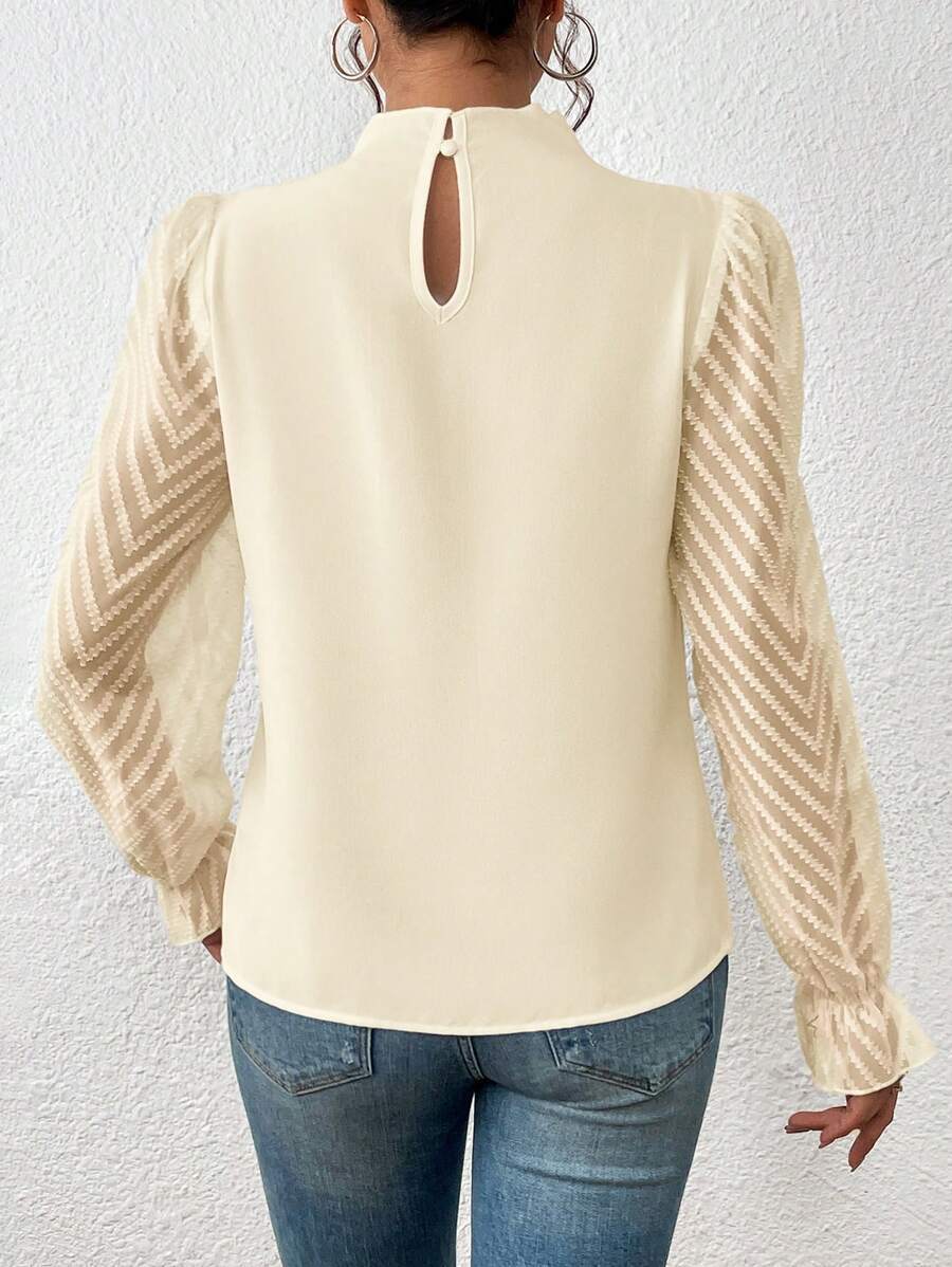 Blaze | Gebreide blouse met lange mouwen