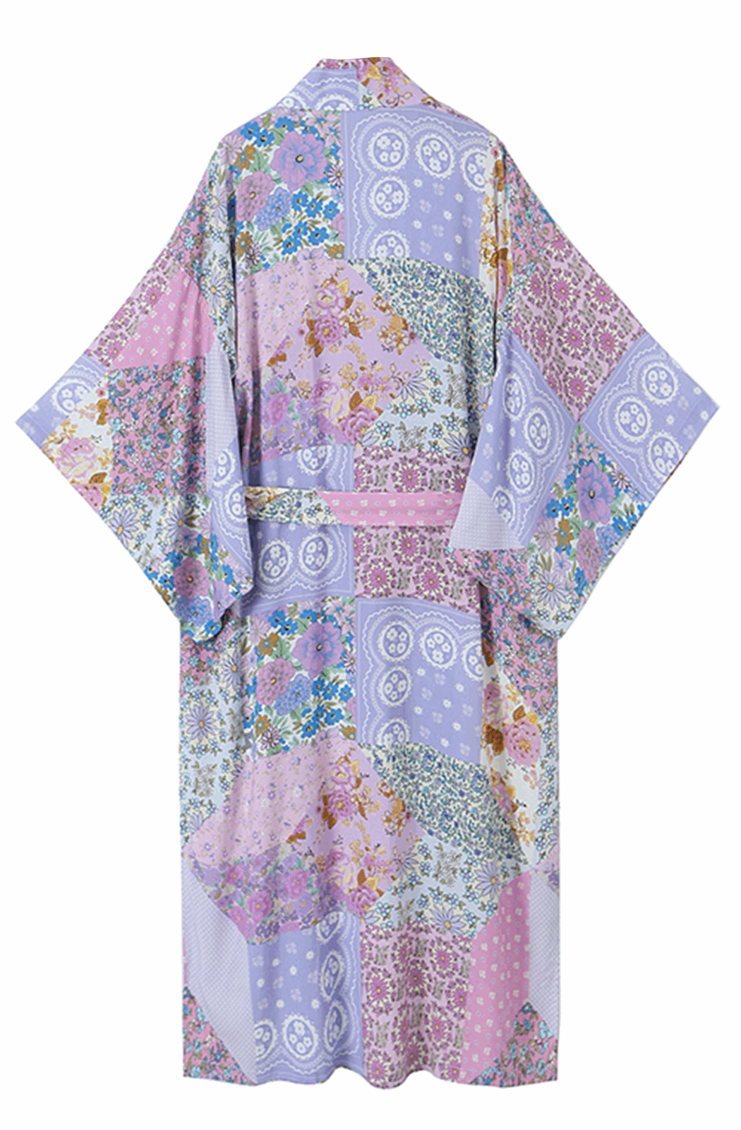 Blaze | Lange kimono met bloemenpatroon