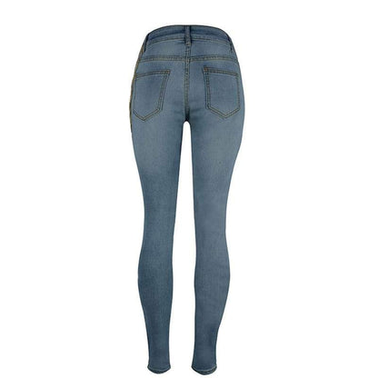 Blaze | Skinny jeans met kettingscheuren