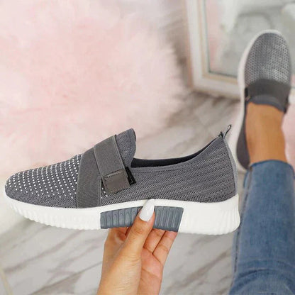 Blaze | Slip-on sneaker voor dames met klittenbandsluiting