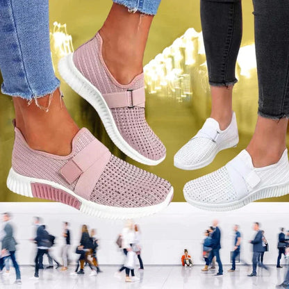 Blaze | Slip-on sneaker voor dames met klittenbandsluiting