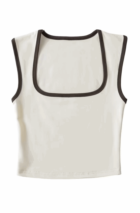 Blaze | Tanktop met vierkante halslijn