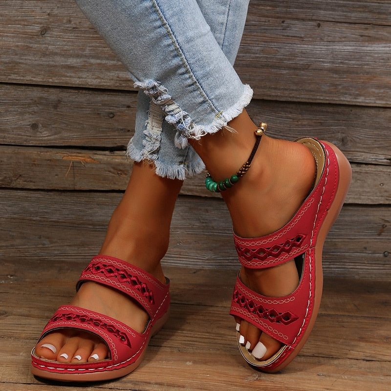 Blaze | antislip orthopedische retro zomersandalen