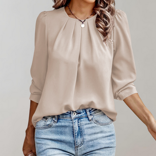 Mirthe - Geplooide blouse