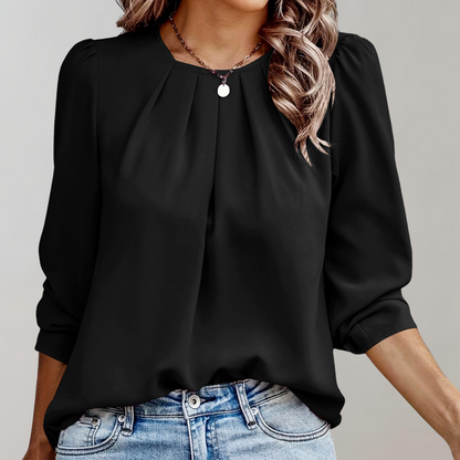 Mirthe - Geplooide blouse