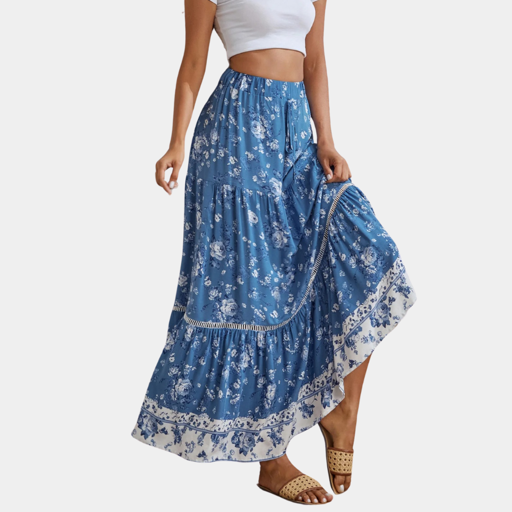 ByJules - Vintage rok met elastische taille