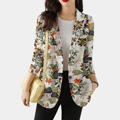 Samantha - Gebloemde blazer